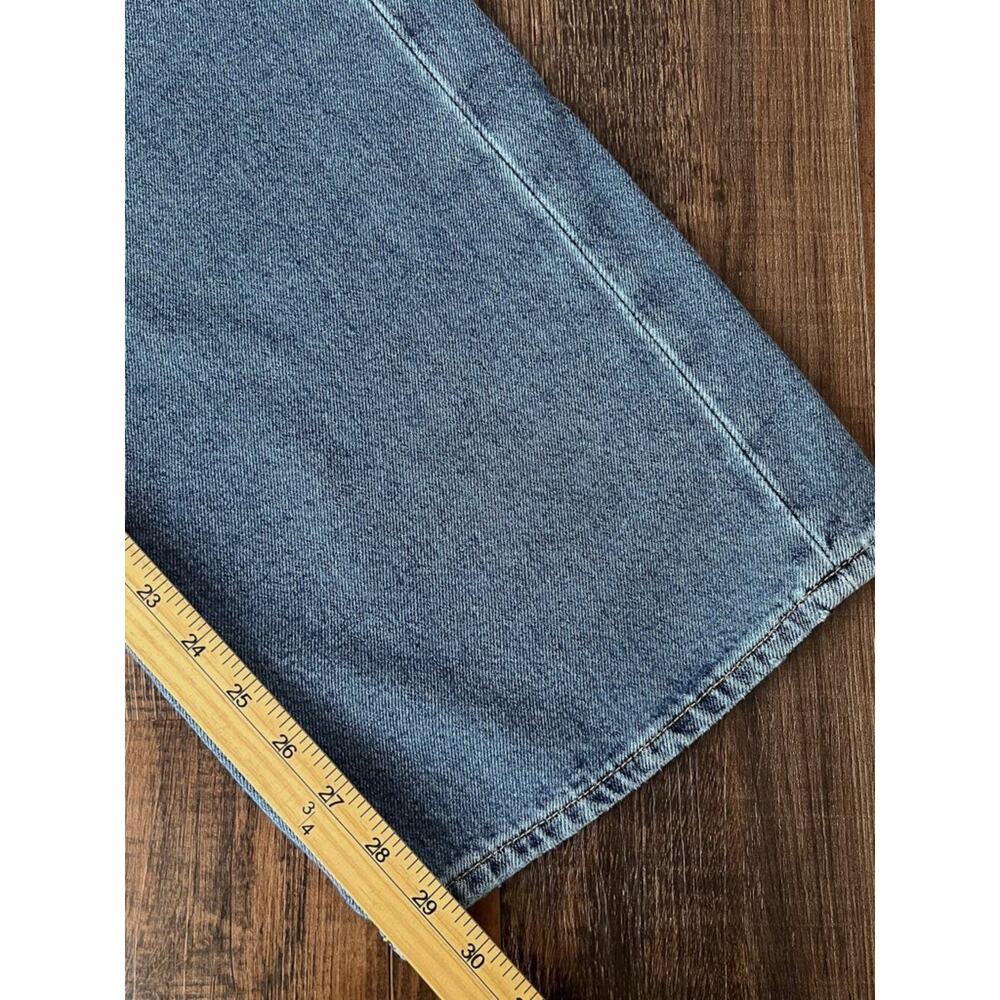Levi’s Premium Denim Wide Leg High Waist High Loose Jean Distressed Size 29 Blue - Picture 15 of 16